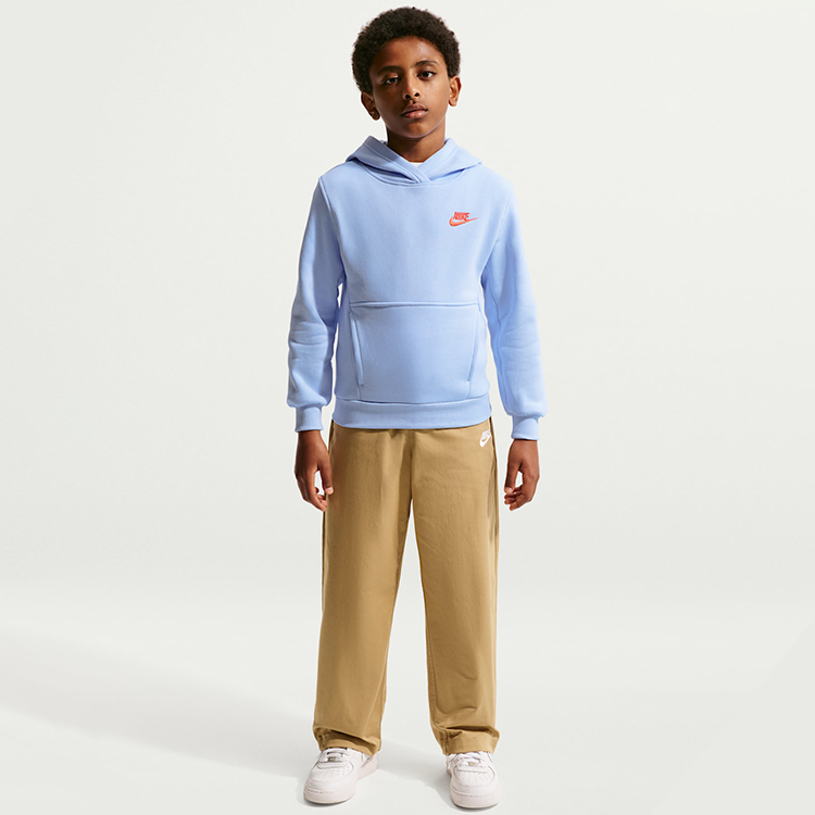 Jacheta Nike K NSW CLUB FLC HDY LBR XS Albastru deschis Barbati photo 6